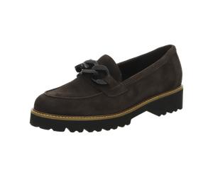 Gabor Fashion Schuhe Slipper braun Velour 75.240.38 für Damen, braun, Größe 38 EU / 5 UK