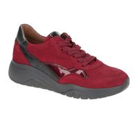 Gabor Fashion Schuhe Sneakers rot merlot Velour 53.451.15 - Größe 40