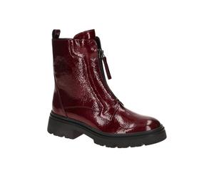 Gabor Fashion Stiefel Boots rot Lack Front-Zip 71.854.95 - Größe 37.5