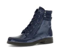 Gabor Fashion Stiefelette blau Lack 74.672.96 für Damen, blau, Größe 44 EU / 9,5 UK