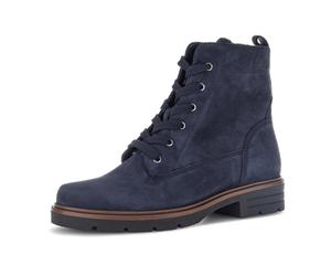 Gabor Fashion Stiefelette blau Nubuck 74.651.16 für Damen, blau, Größe 44 ½ EU / 10 UK