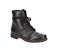 Gabor Schnürstiefelette 74.674.27 – Kalbsleder, Best Fitting, Blockabsatz, Schwarz, Gr. 36