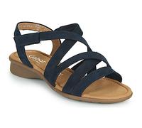 Gabor Flache Sandalen 6606636 in Blau 43