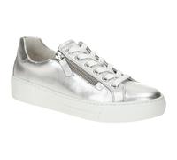 Gabor FLORENZ 66.465.10 silber - sportliche Halbschuhe für Damen - Größe 39