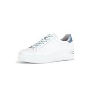 Gabor Sneakers Comfort Florenz 66.395.52 Weiß/Blau Damen Größe 38 ½ EU / 5,5 UK