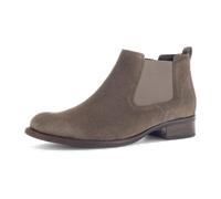 Stiefelette GABOR "Gabor Stiefelette Veloursleder/Textil", Damen, Gr. 41, braun (braun, grau), Veloursleder, Textil, casual, Schuhe (90229040-41) braun, grau