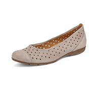 Gabor Damen Klassische Ballerinas, Frauen Flats,Ballet-Flats,Ausgehschuhe,Abendschuhe,Slip-ons,Freizeitschuhe,sportlich,leinen,39 EU / 6 UK