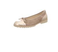 Gabor Damen Klassische Ballerinas, Frauen Flats,Ausgehschuhe,Abendschuhe,Slip-ons,klassisch elegant,Ballerinen,Rabbit/Puder(Panna,38 EU / 5 UK