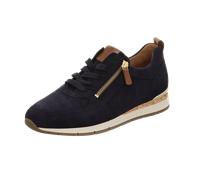 Sneaker GABOR "Sneaker low Rauleder", Damen, Gr. 36, blau, Schuhe Sneaker (35167047-36) blau