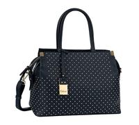 Gabor Gela Premium Damen Shopper Umhängetasche Reißverschluss Mittelgroß Dunkelblau