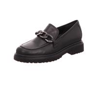 Gabor Damen Slipper, Frauen Slip On,Wechselfußbett,Komfortable Mehrweite (H),schluepfschuhe,Loafer,College Schuhe,schwarz (CDF),40 EU / 6.5 UK