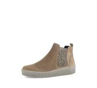 Gabor 73.731.11 beige - bequeme Stiefelette für Damen - Größe 40.5