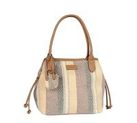 Gabor bags Granada Denada Damen Shopper Umhängetasche Reißverschluss Groß Beige