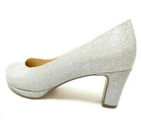 Plateau Pumps silber