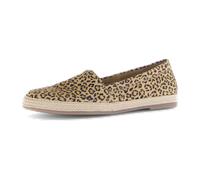 Espadrille GABOR "Gabor Halbschuhe Leder", Damen, Gr. 37,5, braun (leopard), Leder, casual, Schuhe (73028624-37,5) leopard