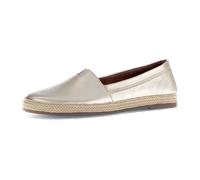 Gabor Damen Slipper, Frauen Slip On,Schlupfschuhe,schluepfschuhe,Slip-ons,Freizeitschuhe,modisch,Mokassins,Halbschuhe,Puder (Jute),37 EU / 4 UK