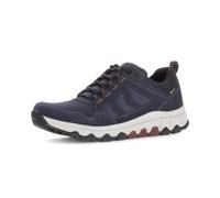 Sneaker ROLLINGSOFT, Herren, Gr. 7 (40,5), blau (dunkelblau), Mesh, Nubukleder, unifarben, Schuhe Sneaker, Schnürschuh, Halbschuh, Komfortschuh in Bequemweite G (= weit) (33452501-7)