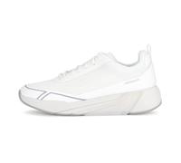 Sneaker ROLLINGSOFT, Herren, Gr. 9,5 (44), weiß, Lederimitat, Textil, Schuhe Sneaker, Freizeitschuh, Halbschuh, Schnürer mit Details in der Sohle, G-Weite (58968400-9,5)