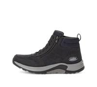 Boots Materialmix Leder/Textil blau blau - Gr. - 8