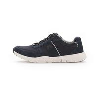 Pius Gabor Herren Sneaker Sportnubuk/Knitted Low Blau Gr. 42,5 EU