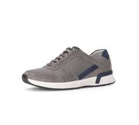 Pius Gabor Sneaker Low Herren – zertifiziertes Leder, Wechselfußbett – Stone/Fjord 42 EU