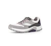Gabor Herrenschuhe Sportliche Schnürer midgrey/white kombi midgrey/white kombi - Gr. - 46.5 EU | 11.5 UK