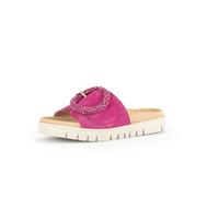 Gabor Jollys-03.700 Pantoletten - Komfortable Microfaser-Decksohle - Hausschuhe Damen - Slip-On-Design - Gartenschuhe Damen - Pink 10