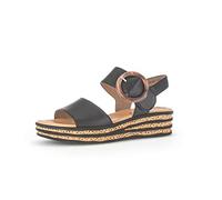 Gabor Keil-Sandalette Nappa Black schwarz Gr. 36