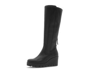 Gabor Keil Stiefel schwarz Schaftweite M-Vario 74.789.27 für Damen, schwarz, Größe 40 ½ EU / 7 UK