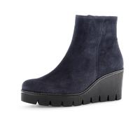 Gabor Keil Stiefelette blau Velour 74.780.16 für Damen, blau, Größe 35 EU / 2,5 UK