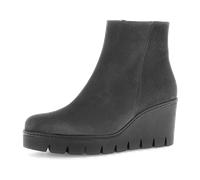 Gabor Keil Stiefelette grau Velour 74.780.19 für Damen, grau, Größe 38 EU / 5 UK