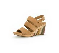 Gabor Keilsandaletten 42.825.35 sattel (ML2) FS 2020 für Damen, braun, Größe 38 EU / 5 UK