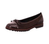 Ballerina GABOR "Gabor Ballerinas Leder", Damen, Gr. 43, mocca, Leder, Schuhe Ballerina (26280351-43) mocca