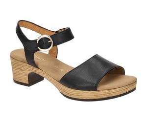 Gabor Kreta Plateau Sandalette schwarz Klett 82.071.57 - Größe 40