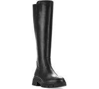 Stiefel GABOR, Damen, Gr. 39, Varioschaft, schwarz, Kalbsleder, unifarben, Schuhe Stiefel, Blockabsatz, Langschaftstiefel mit Innenreißverschluss (99421844-39) schwarz