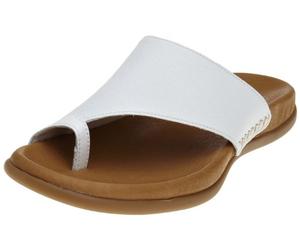 Gabor Lanzarote 43.700.51, Damen Zehentrenner, Weiß (White), 39 EU / 6 UK