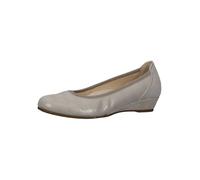 Gabor Leder-Keilballerinas in Grau - Größe 38,5 | Damen Ballerinas