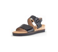 Gabor Leder-Sandaletten in Schwarz - Größe 38,5 | Damen Sandalen
