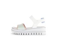 Gabor Leder-Sandaletten in Weiß - Größe 38,5 | Damen Sandalen