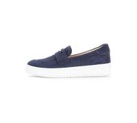Gabor Leder-Slipper in Dunkelblau - Größe 41 | Damen Schuhe Halbschuhe