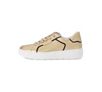 Gabor Leder-Sneakers in Gold - Größe 38,5 | Damen Sneakers