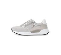 Sneaker GABOR "Sneaker low Materialmix Leder/Lederimitat", Damen, Gr. 38, grau, Schuhe Sneaker (54340453-38) grau