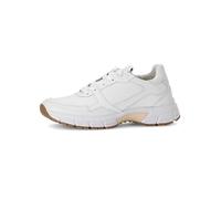 Gabor Damen Low-Top Sneaker, Frauen Halbschuhe,straßenschuhe,Strassenschuhe,Sportschuhe,Freizeitschuhe,Turnschuhe,Weiss (perf.),39 EU / 6 UK