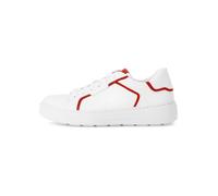 Gabor Damenschuhe Sneaker weiss/flame weiss/flame - Gr. - 40.5 EU | 7 UK