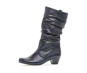 Gabor Leder-Stiefel in Dunkelblau - Größe 36 | Damen Stiefel