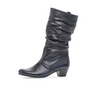 Gabor Leder-Stiefel in Dunkelblau - Größe 39 | Damen Stiefel