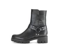 Bikerboots GABOR, Damen, Gr. 41, schwarz, Kalbsleder, unifarben, modisch, Schuhe, Blockabsatz, Stiefelette, Boots mit Best Fitting-Ausstattung (84527206-41) schwarz