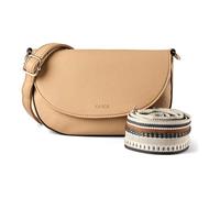 Satteltasche GABOR "Linda Summer", Damen, Gr. B/H/T: 25,5cm x 16,5cm x 9cm, camel, Lederimitat, clean, gepflegt, unifarben, Taschen, Damen Umhängetasche, Schultertasche mit dezentem Logo (41321609-0)