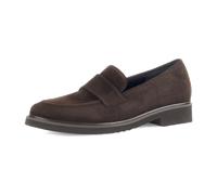Gabor Loafer Braun Samtschev für Damen, braun, Größe 42 ½ EU / 8,5 UK