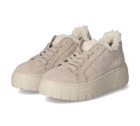 Gabor Low Sneaker - Gr. 37,5 - Beige - Rauleder